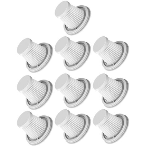 Kit de 10 filtres HEPA lavables pour l'aspirateur à main sans fil mini AquaForge SSXCQ01XY, pour une utilisation à domicile et en voiture. (1/5)