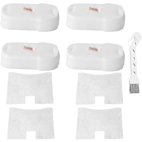 Ensemble de 4 filtres de rechange pour aspirateur vertical sans fil ultraléger DuoClean PowerFins HZ2002 HZ2000-AquaForge (1/5)