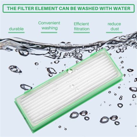 Lot de 10 filtres à poussière HEPA pour aspirateur Kobold VR200-AquaForge. (1/5)
