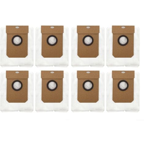 Lot de 8 sacs de rechange pour aspirateur Cecotec Conga 11090 - Pièces détachées pour aspirateur - Sacs de collecte de poussière - Outils de nettoyage ménager-AquaForge (1/5)