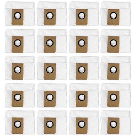 Sac à poussière de rechange haute capacité et étanche pour aspirateur robot DEEBOT X1 OMNI (lot de 20)-AquaForge (1/5)