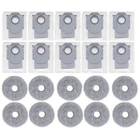 Sacs à poussière pour aspirateur robot Qrevo Curv/Qrevo Plus/P20 Pro Consommables Pièces détachées Lingettes Accessoires-AquaForge (1/5)
