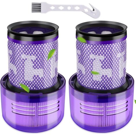 Filtre V12 pour aspirateur sans fil Dy.son Detect Slim Absolute Extra Pro Plus Motorhead Complete Total Clean, pièce de rechange - AquaForge (1/4)