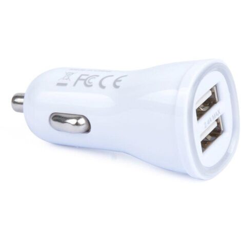 Chargeur de voiture 5V/2,4A avec deux ports USB et LED. - AquaForge (1/5)