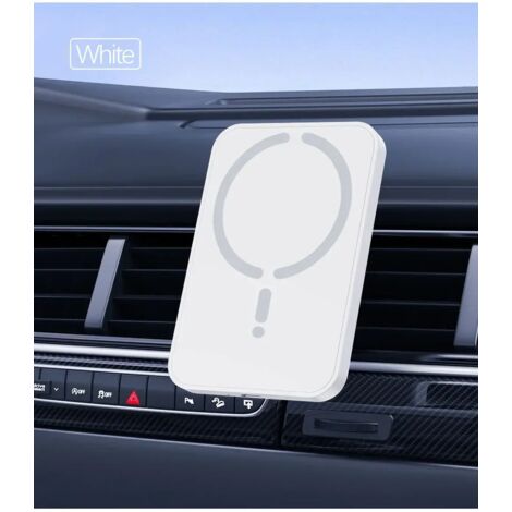 Chargeur de voiture magnétique sans fil 30 W avec ventouse pour iPhone 12, 13, 14, 15 et 16 Pro Max MagSafe, support de téléphone - AquaForge (1/5)