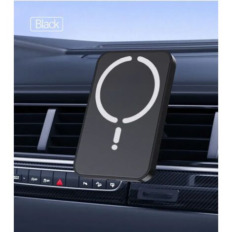 Chargeur de voiture magnétique sans fil 30 W avec ventouse pour iPhone 12, 13, 14, 15 et 16 Pro Max MagSafe, support de téléphone - AquaForge (1/5)