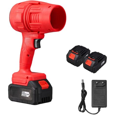 Souffleur Turbojet, souffleur de feuilles sans fil, dépoussiéreur à air comprimé avec 1 batterie et chargeur pour le nettoyage de terrasse et le camping - AquaForge (1/5)