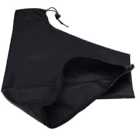 Sac pour souffleur de feuilles électrique, sac de broyage pour aspirateur de feuilles, sac zippé, noir, 44 x 35 x 60 cm - AquaForge (1/3)