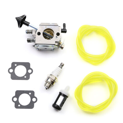 Kit carburateur pour coupe-bordures BR400 BR420 BR320 BR380, souffleur de feuilles, bougie d'allumage, carburateur, filtre à carburant (4 pièces) - AquaForge