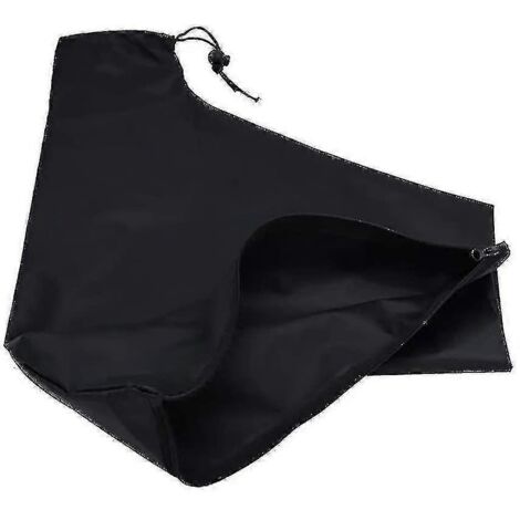 Sac pour souffleur de feuilles électrique, sac de broyage pour aspirateur de feuilles, sac zippé, noir, 44 x 35 x 60 cm - AquaForge (1/2)