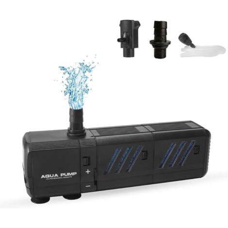 Filtre d'aquarium réglable avec pompe à eau de 800 l/h. Convient aux aquariums de 30 à 500 litres. - AquaForge (1/5)