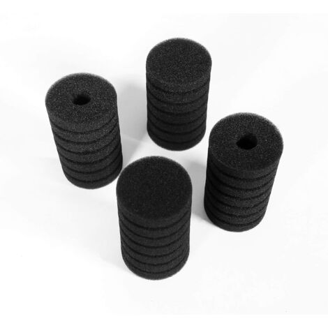 Éponge biochimique pour aquariums, accessoires de filtration pour aquariums, pompe à air ultra-silencieuse pour aquariums avec filtre en mousse biochimique. (1/4)