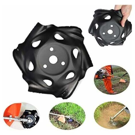 Lame de rechange pour tondeuse, tête de tondeuse de 23,5 cm, disque métallique pour désherber - AquaForge (1/4)