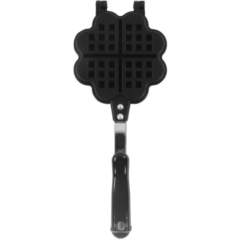 Gaufrier antiadhésif double face en forme de cœur avec fleurs - Accessoires de cuisine - AquaForge (1/5)