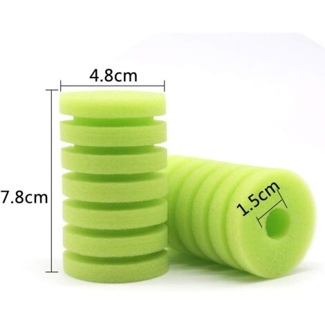 Éponge biochimique pour aquariums, accessoires de filtration pour aquariums, pompe à air ultra-silencieuse pour aquariums avec filtre en mousse biochimique. (1/4)