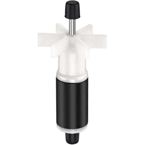 Rotor de rechange pour pompe à eau, rotor de rechange pour filtre d'aquarium/bassin - Noir - AquaForge