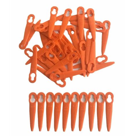 50 lames en plastique pour têtes de coupe-bordures sans fil STIHL FSA 45, lames en plastique AquaForge.