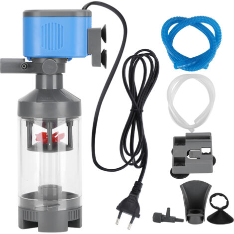 Système de filtration d'aquarium à 3 étapes, pompe submersible avec éponge biochimique pour une meilleure oxygénation, filtration d'aquarium avancée. (1/5)