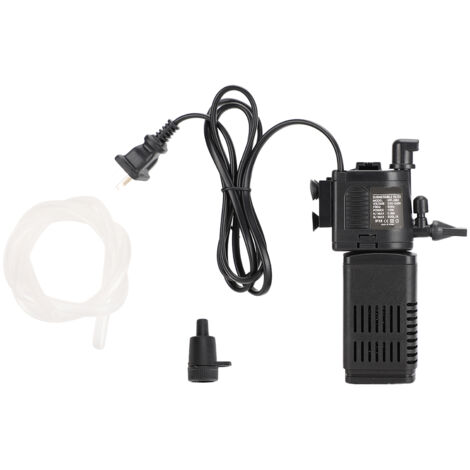 Pompe de filtration portable ultra-silencieuse 4 en 1 pour aquarium, pompe à eau pour aquarium, 220-240 V, prise CN IPF060-AquaForge (1/5)