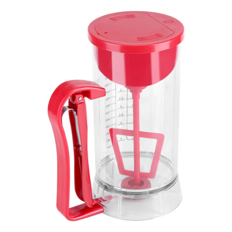 Batteur électrique sans fil à piles avec distributeur pour pâte à crêpes, muffins et gaufres - AquaForge (1/5)