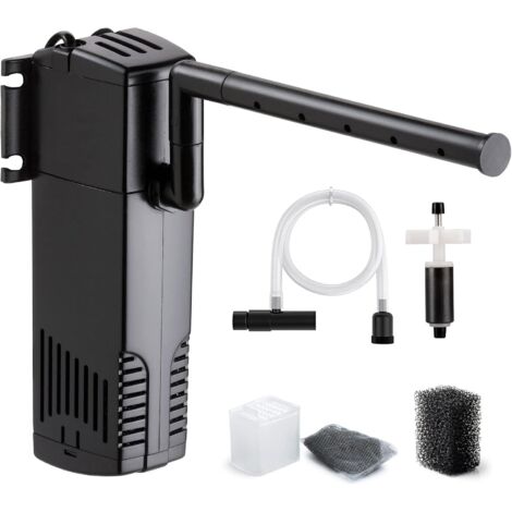 Filtre interne NICREW pour aquariums de 60 à 150 litres, comprenant pompes et filtres pour aquariums d'eau douce ou d'eau de mer. - AquaForge (1/5)