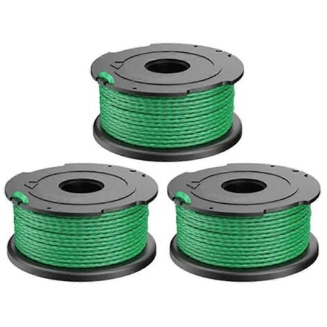 Bobine ABS A6486 en 3 parties pour tondeuse Black & Decker, tête de coupe-bordures à fil nylon - AquaForge (1/3)