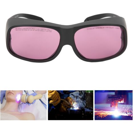 Lunettes de protection laser 808 nm 850 avec filtre de lumière pour appareils d'épilation laser, noires - AquaForge (1/5)