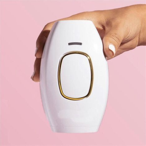 Mini appareil d'épilation laser portable pour hommes et femmes, visage et corps (blanc) - AquaForge (1/5)