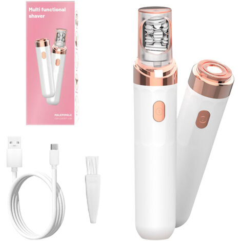 Épilateur électrique pour femmes et rasoir automatique multifonctionnel à double tête, épilation indolore pour femmes - AquaForge (1/5)
