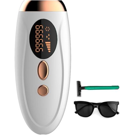 Système d'épilation laser de luxe pour femmes - Appareil IPL compact et portable pour une utilisation à domicile (500 000 flashs) - AquaForge