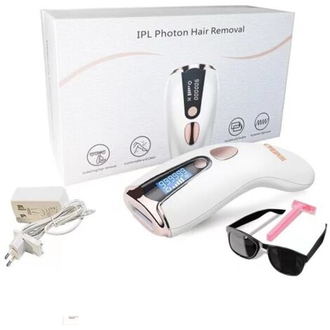 Appareil d'épilation laser IPL professionnel pour femmes, indolore, à lumière pulsée, pour l'épilation des jambes. - AquaForge (1/5)