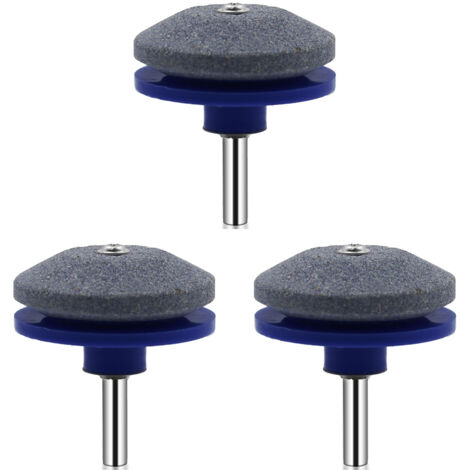 Ensemble de 3 meules robustes et faciles à utiliser pour l'affûtage des tondeuses à gazon - AquaForge (1/5)