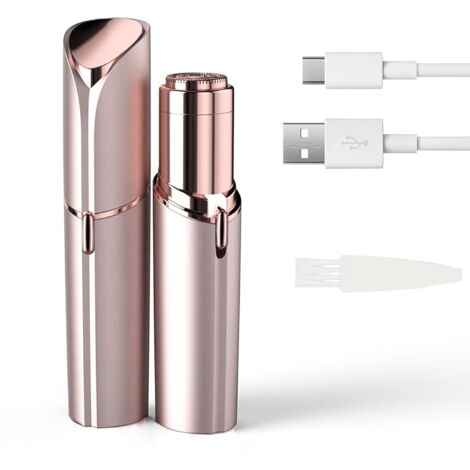 Appareil d'épilation du visage pour femmes, indolore, portable et rechargeable par USB. - AquaForge (1/5)