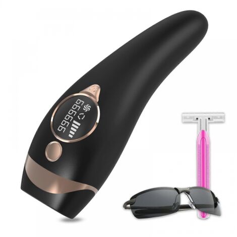 (Noir) Appareil d'épilation laser IPL pour le corps et le visage - Épilation définitive et indolore - AquaForge (1/5)