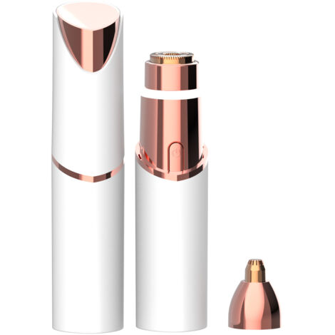 Appareil portable d'épilation du visage pour femmes, rechargeable et indolore, pour l'épilation du visage, de la lèvre supérieure, du menton et du duvet blanc. - AquaForge (1/5)