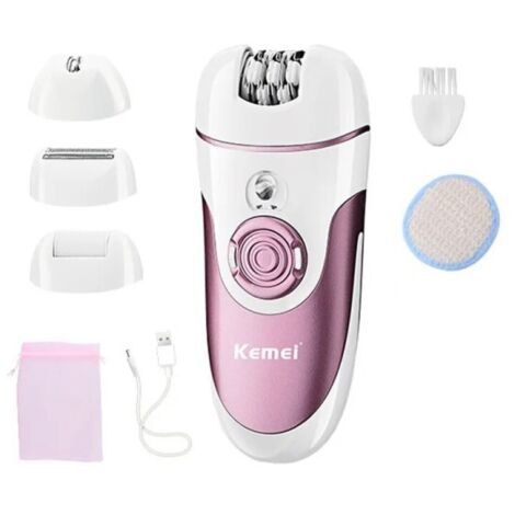 Épilateur électrique 4 en 1 pour femmes - Rechargeable et facile à utiliser - AquaForge (1/4)