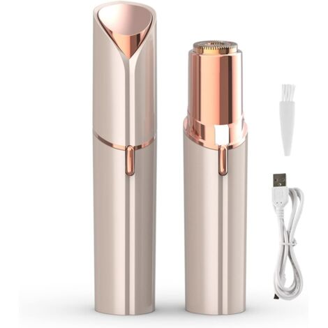 Épilateur facial pour femmes, mini tondeuse à poils faciaux, portable et rechargeable par USB. - AquaForge (1/5)