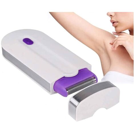 Appareil d'épilation à lumière pulsée rechargeable, permanent et indolore, violet - AquaForge (1/5)