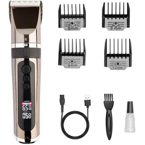 Tondeuse pour chien professionnelle électrique rechargeable à lame universelle pour chats et chiens, idéale pour les poils de Samoyèdes et de Teddys.-AquaForge (1/3)
