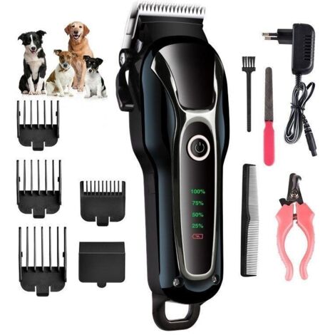Tondeuse pour chien, tondeuse à cheveux rechargeable 110 V/240 V pour hommes, rasoir électrique, tondeuse pour animaux de compagnie - Type KM-1991-AquaForge