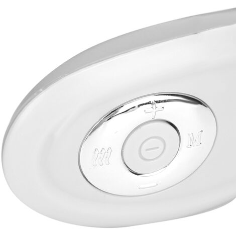 Appareil de massage cervical avec support pour les vertèbres cervicales, coussin chauffant à température constante, blanc - AquaForge (1/5)