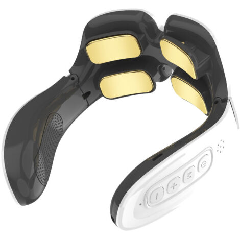 Masseur électrique sans fil à 4 têtes intelligentes pour la nuque et les épaules - Version mise à jour - AquaForge (1/5)