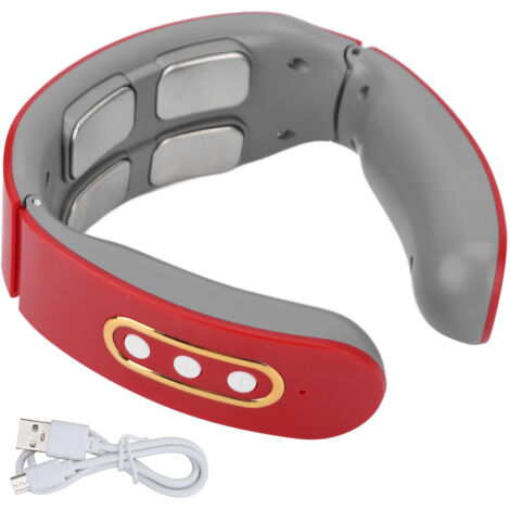 Appareil de massage électrique pour la nuque avec pulsations, 6 modes et 9 niveaux, design en forme de U, pour soulager les douleurs aux épaules et au dos - AquaForge (1/5)