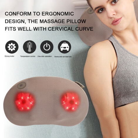 Appareil de massage électrique pour la nuque et les épaules, utilisable en voiture et à la maison (prise européenne) - AquaForge (1/2)