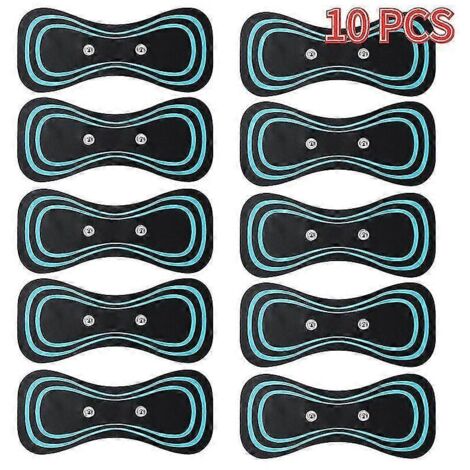 1 à 50 coussinets de gel pour massage du cou, massage musculaire EMS, stimulation adhésive pulsée du dos, massage cervical. (1/3)