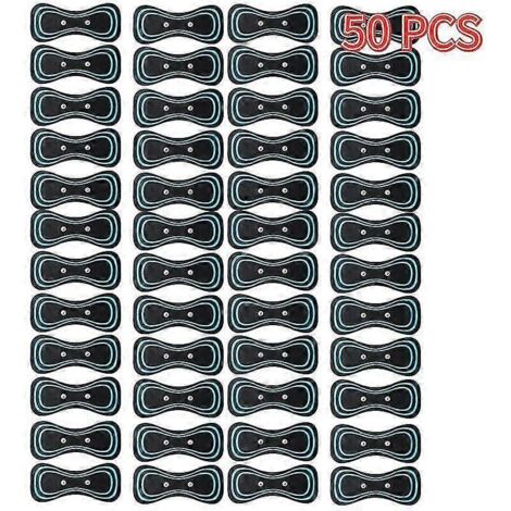 1 à 50 coussinets de gel pour massage du cou, massage musculaire EMS, stimulation adhésive pulsée du dos, massage cervical. (1/3)