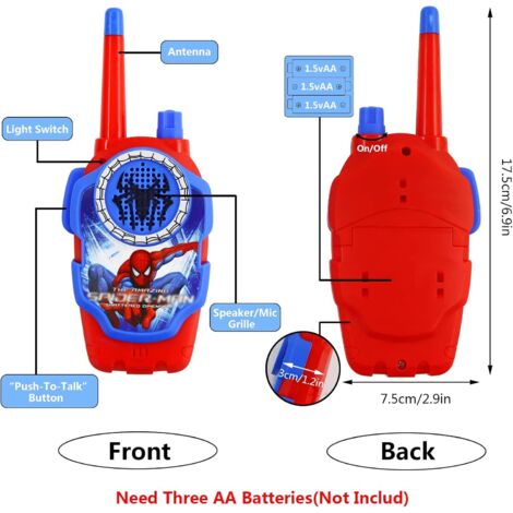 Talkies-walkies pour enfants (lot de 2), jeu de communication pour enfants-AquaForge (1/5)
