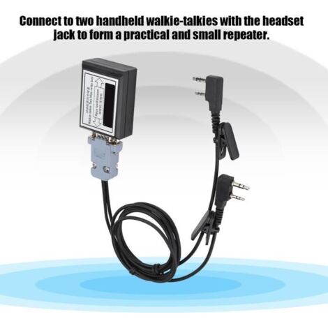 Boîtier relais bidirectionnel portable HURRISE, prêt à l'emploi pour talkie-walkie-AquaForge (1/4)