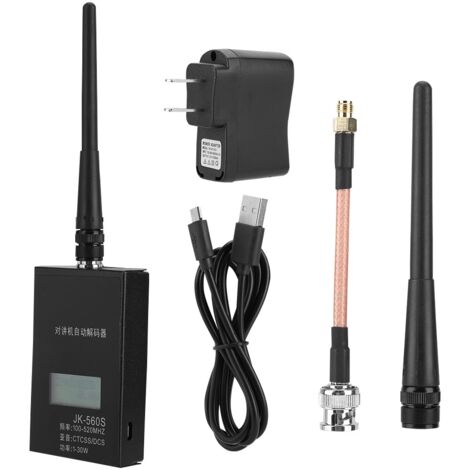 Fréquencemètre JK560S pour décodeur de talkie-walkie Baofeng 1-30 W 100-520 MHz avec antenne CTCSS/DCS-AquaForge (1/5)