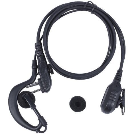 Casque PTT MIC Hörsnäcka kompatibel med HYT TC-500 TC-518 TC-580 TC-446S TC-600 TC-610 TC-620 TC-618 TC-700 Wa-AquaForge (1/5)